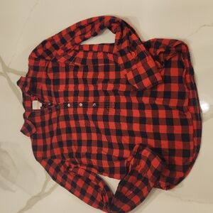 Jcrew perfect fit flannel EUC